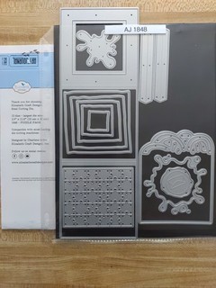 Elizabeth Craft Designs Art Journal Cutting Die Set #1848 Puzzle Page