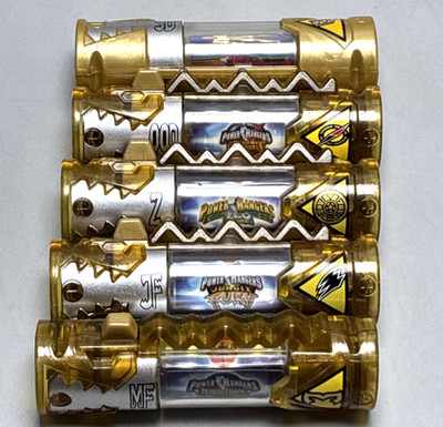 Power Rangers Dino Ladegeräte 5 Gold Ladezellen