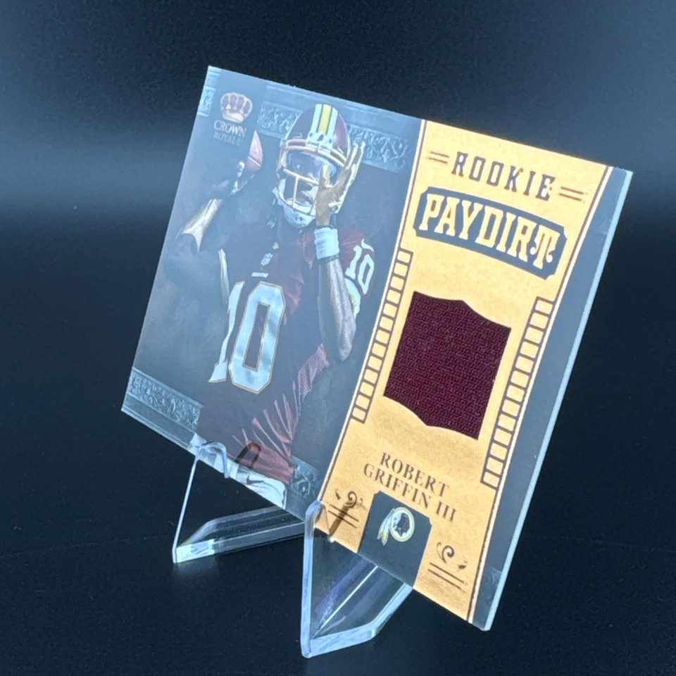 2012 Crown Royale Rookie Paydirt Materials Retail Robert Griffin III #26 RC - Image 2 of 4