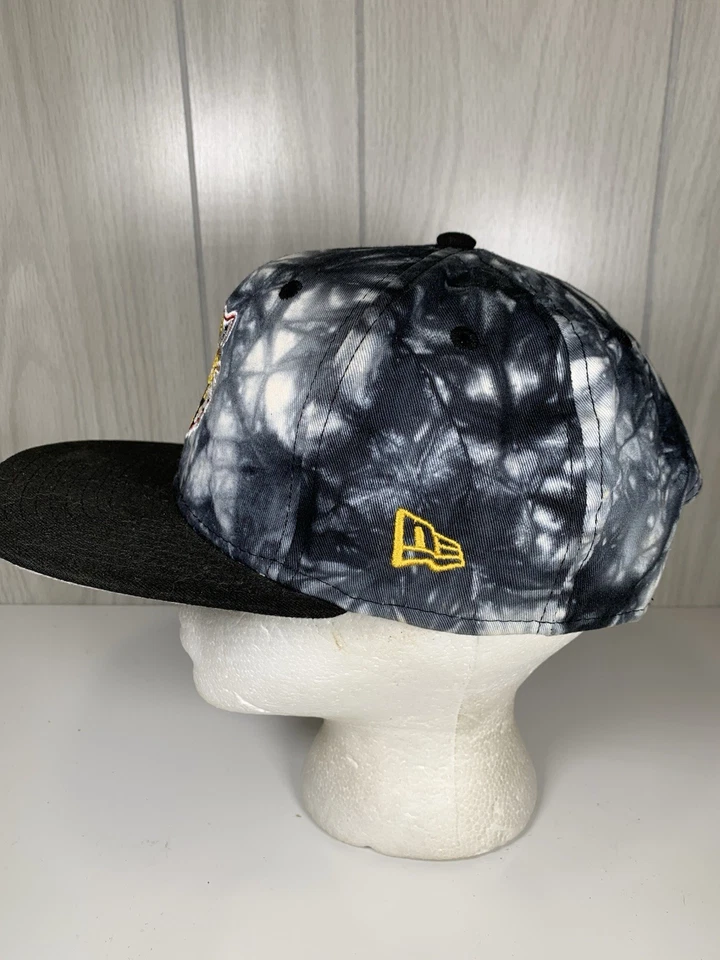 Grambling State Tigers Hat NEW ERA 9/50 9 Fifty Logo Snapback Gray White Camo - Image 2 of 4