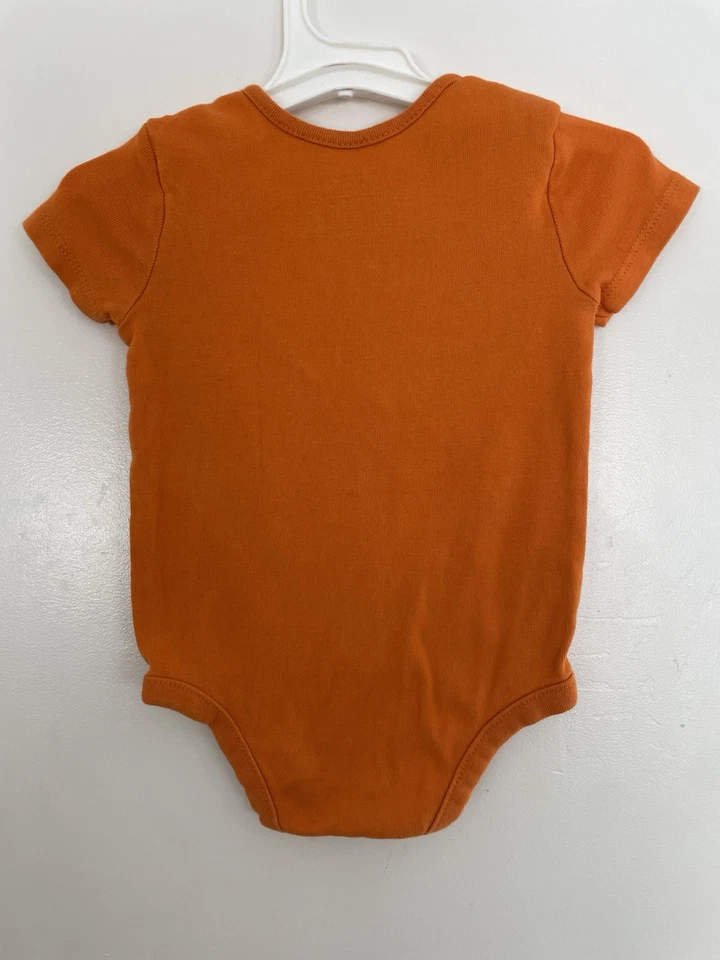 Body Member's Mark Bebé Niño Excavadora Bordada 100% Algodón Naranja 12M Foto 4 de 4