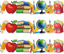 67.2Ft Back to School Bulletin Board Borders for Classroom Decor