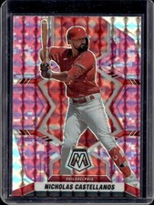 2022 Panini Mosaic Nicholas Castellanos Pink Camo #66 Phillies