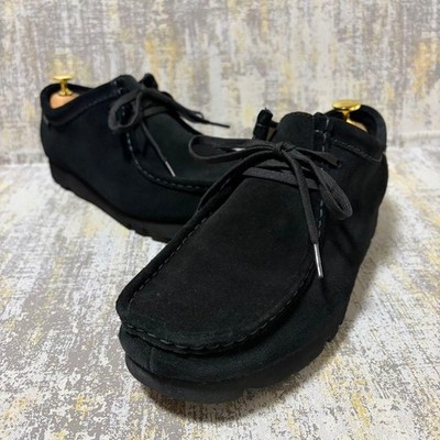 Clarks Wallaby GTX Mokassin Schuhe 26,5 cm schwarz wasserdicht Leder