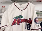 GAME WORN FT. MYERS MIRACLE (TWINS) HOME BASEBALL JERSEY