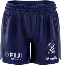 Melbourne Storm 2025 NRL Mens Training Shorts Sizes S-7XL BNWT