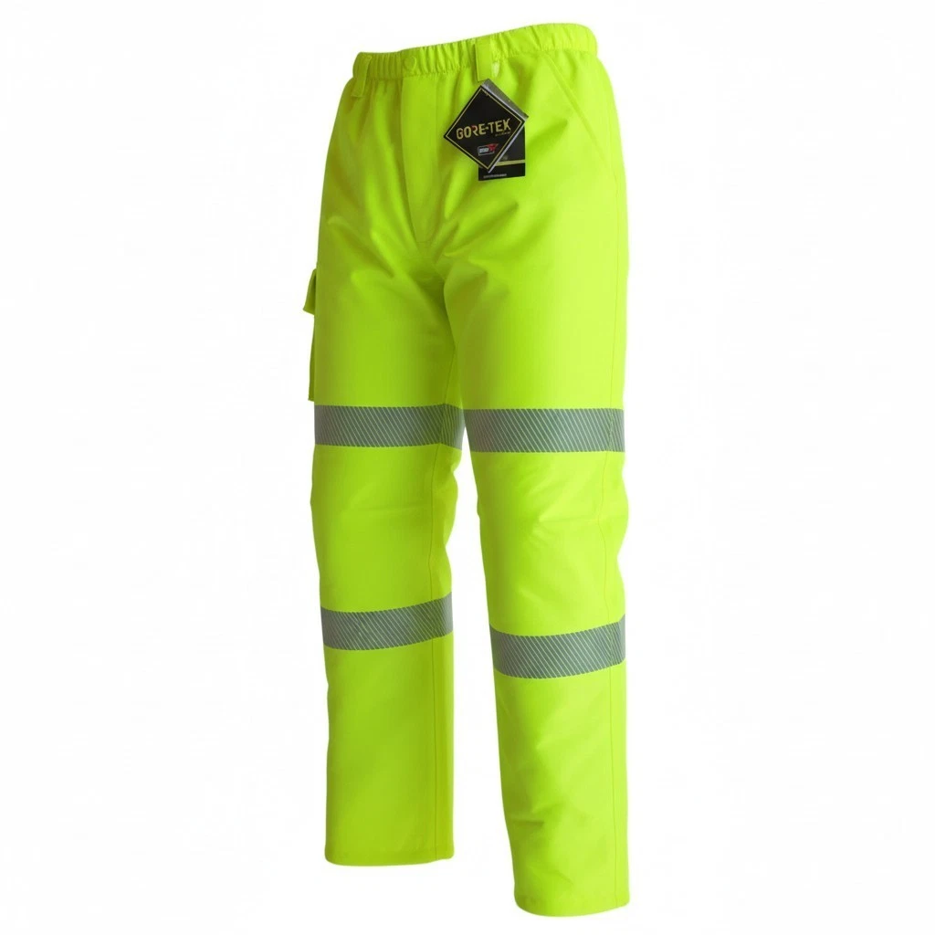 Dririder Gore-Tex GTX New Fluoro Hi-Vis High Visibility Waterproof Pants - Small