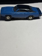 AURORA /AFX T-JET THUNDERJET 500 BLUE DODGE CHARGER HO T-JET SLOT CAR