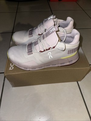 ON CLOUDNOVA RUNNING SHOES UNDYED WHITE/FADE 2697886 101 WOMEN SIZE 10.5