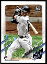 2021 Topps Eddy Alvarez Rookie Miami Marlins #326
