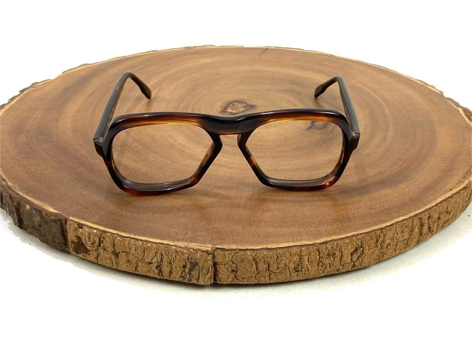 Monturas para gafas Bausch & Lomb B&L CARDIFF ámbar oscuro Italia 54 15 140 mm NOS Foto 2 de 4