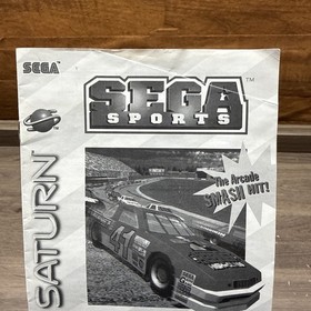 DAYTONA USA Manual Only (SEGA SATURN) NTSC-U/C Black & White Original