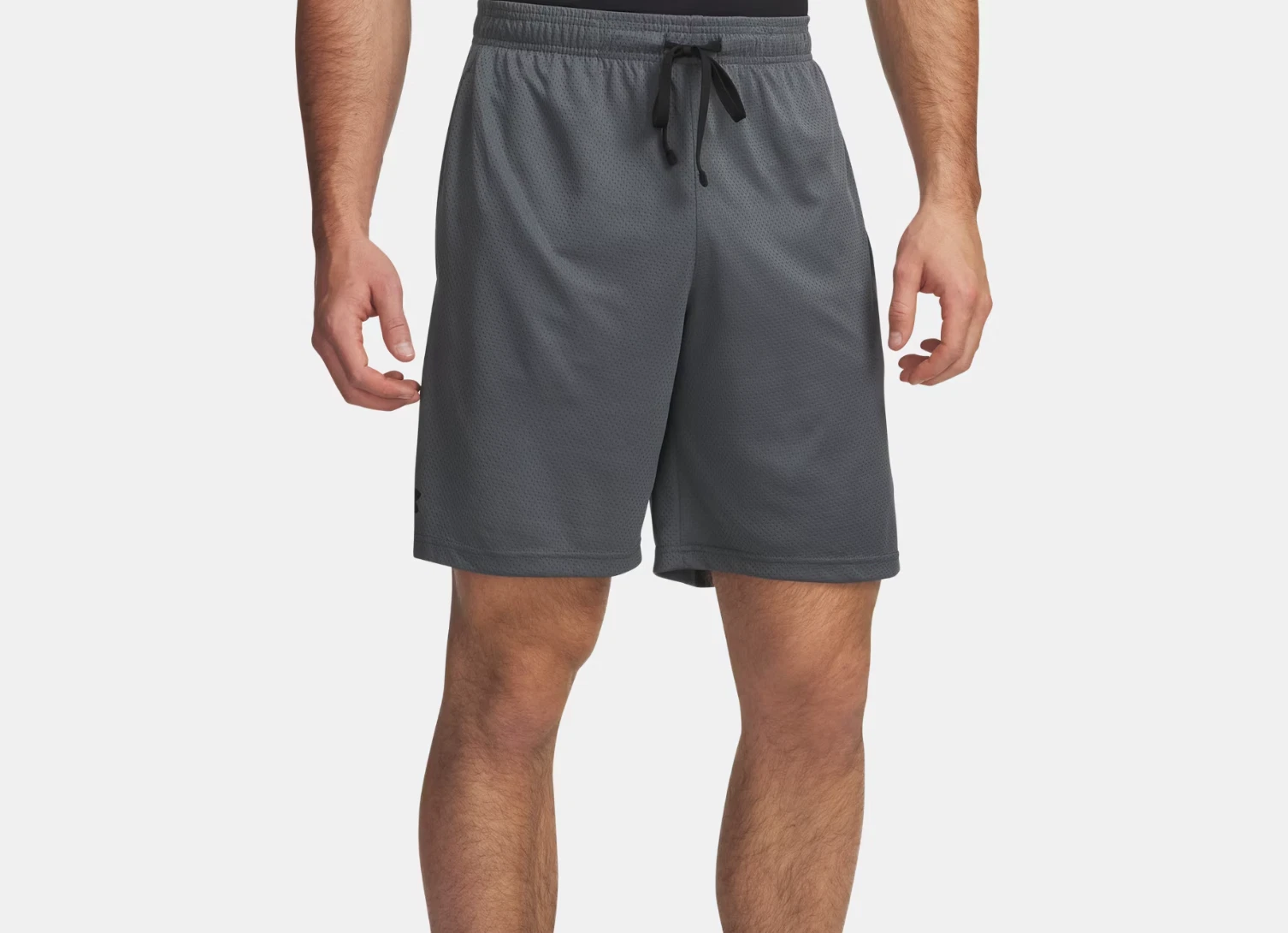 Under Armour Tech Mesh Mens Running Training Shorts Size Large Grey