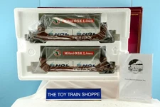 MTH PREMIER 90364 BNSF 2-CAR TWIN STACK CONTAINER CAR SET. NEW IN BOX.