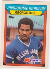 1988 Topps Kmart Memorable Moments Baseball Cards