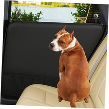 Dog Car Door Protector - 2 Pack Durable  Universal Fit Anti-Scratch Black