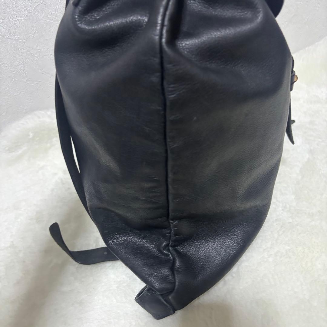 [Extremely Rare] Porter Rucksack Drawstring Leath… - image 5