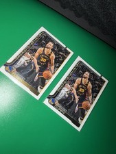 2025 Topps Stephen Curry #135 Purple Back Print Error + Blue Back Variation Pair