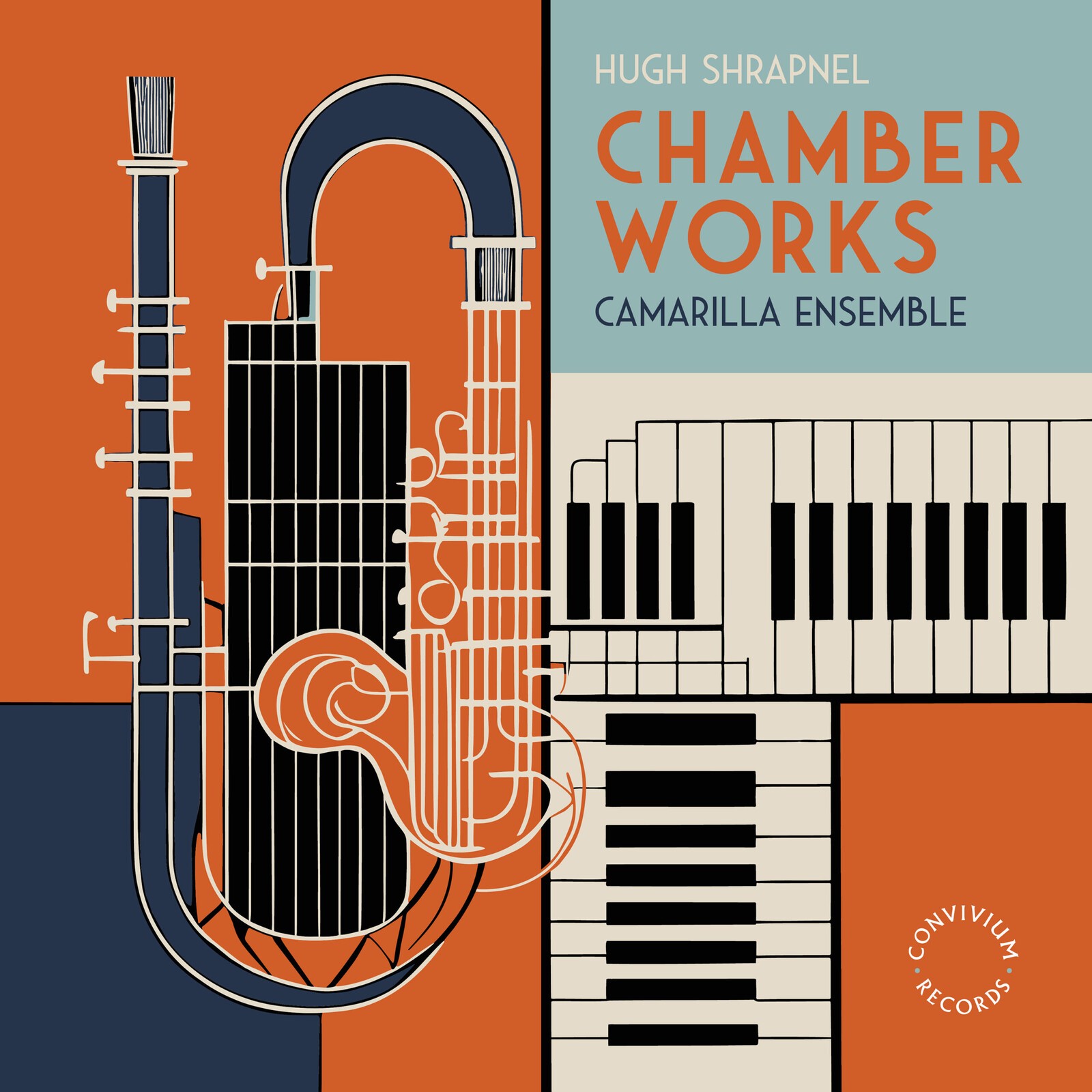 CR097 Camarilla Ensemble Hugh Shrapnel: Chamber Works CD CR097 NEW