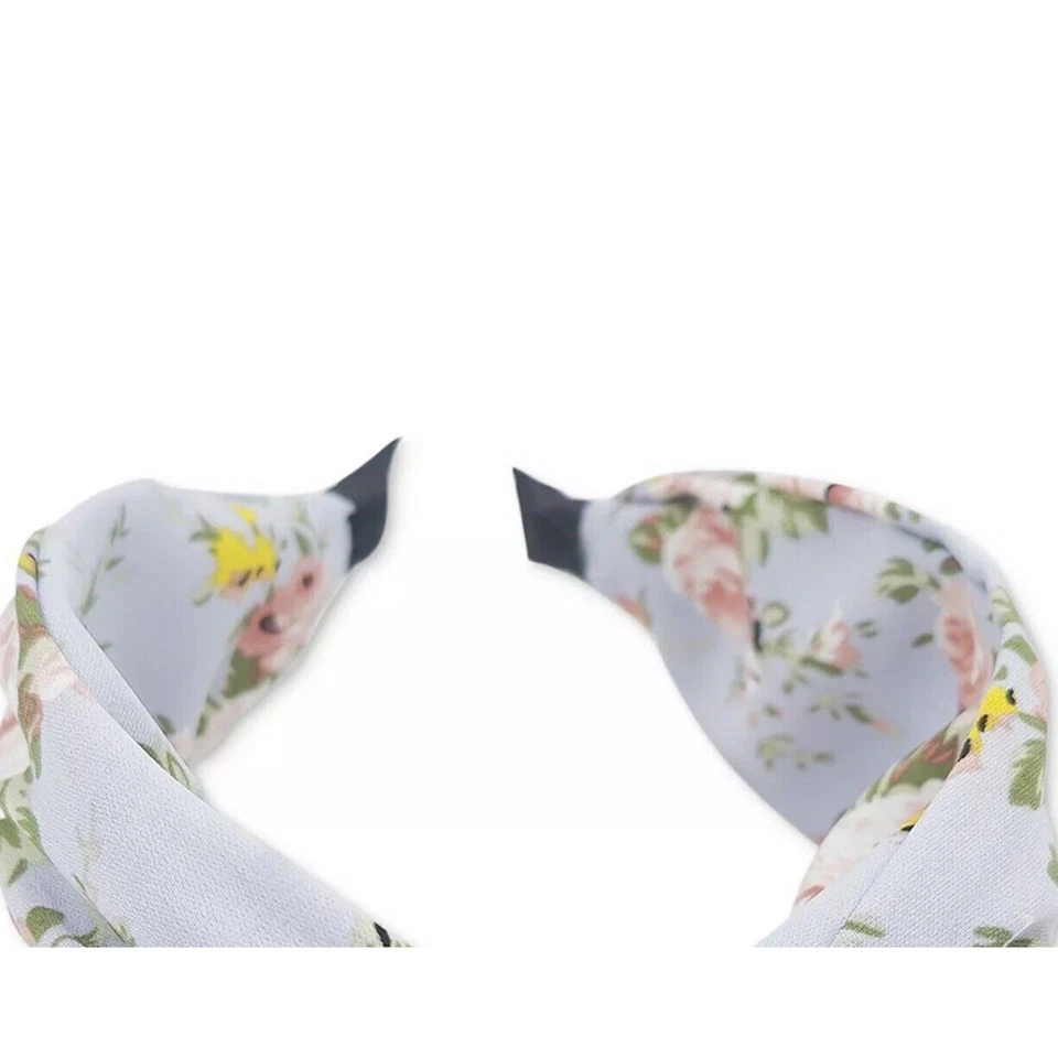 Diadema Floral Torcida Para Mujer Banda para el Cabello Moda Flor Elegante Estilo NUEVO Foto 3 de 4