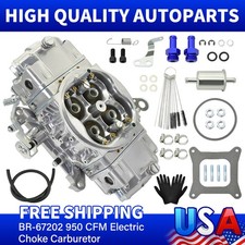 For 950 Cfm Carburetor Mechanical Secondary 67202 4-barrel New Square Br-67202