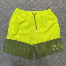 Nike Swim Men's Split Packable 9 Inch Volley Short Atomic Green Size XL