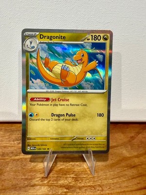 holographic dragonite card Dragonite 52/108 Holo Rare main image 1