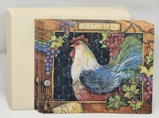 Lang note cards Market Rooster Susan Winget art set of 10 with envelopes