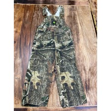 John Deere Kids Youth Camo Print Mossy Oak Bib Overalls Pants Size 4T