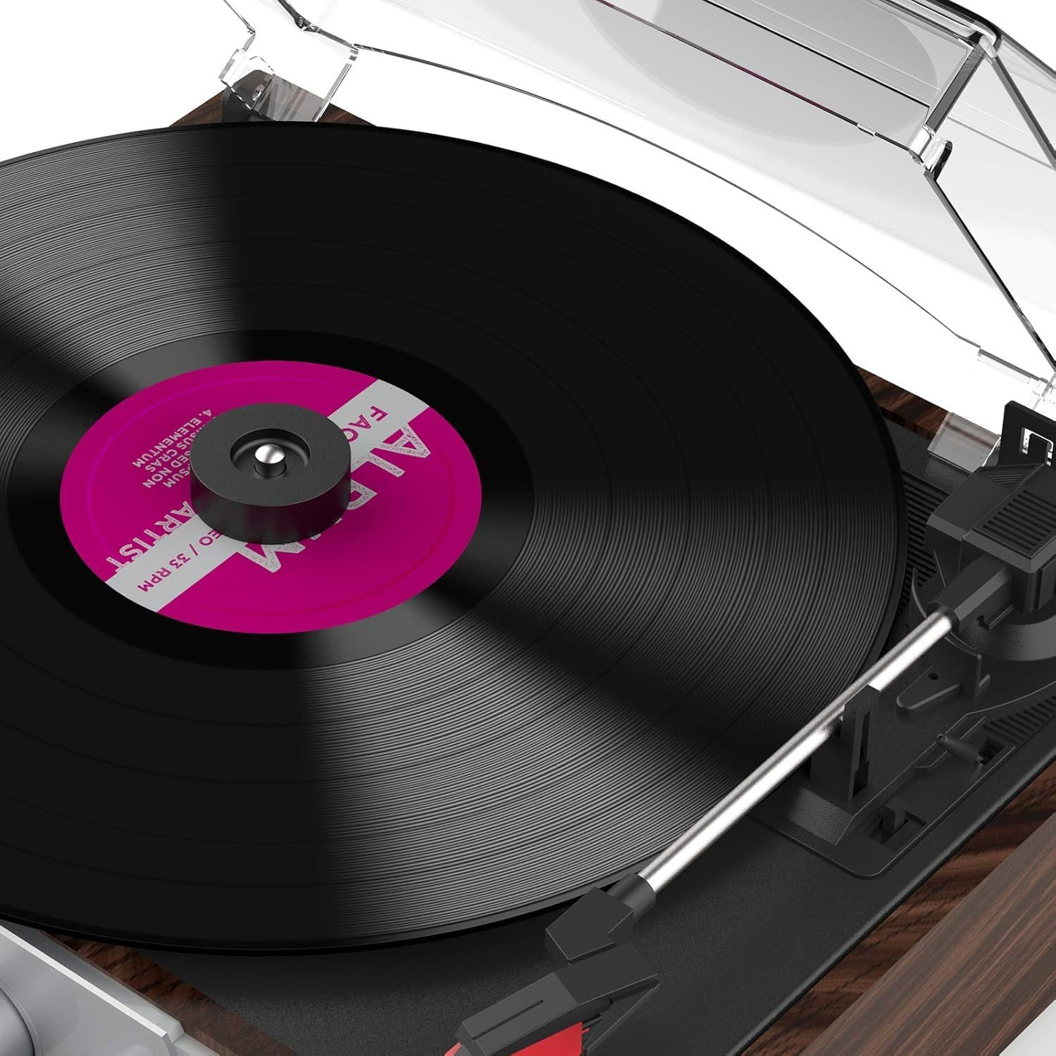 45 RPM Adapter, for 7 Inch Vinyl Record Players and Technics Turntables, Solid A