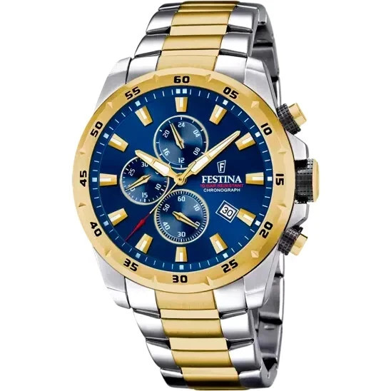 Montre-bracelet Festina F205622 montre homme acier cadran analogique 45mm