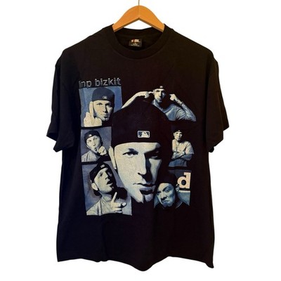 Vintage Limp Bizkit Fred Durst 2001 90s Metal Tour Band Size XL T