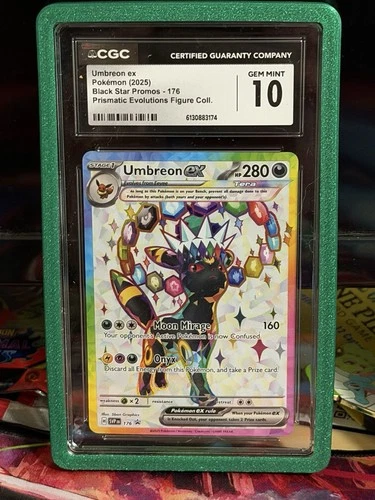 Umbreon ex CGC 10 Black Star Promo 176 Holo Pokémon TCG Card EX 2025