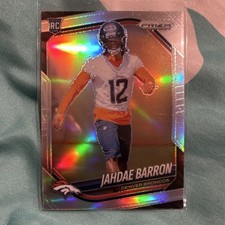 SILVER 2025 Panini Prizm Jahdae Barron #350 Denver Broncos Rookie NFL Football