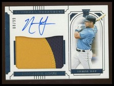 2019 Panini National Treasures #64 Nathaniel Lowe #/99 RPA