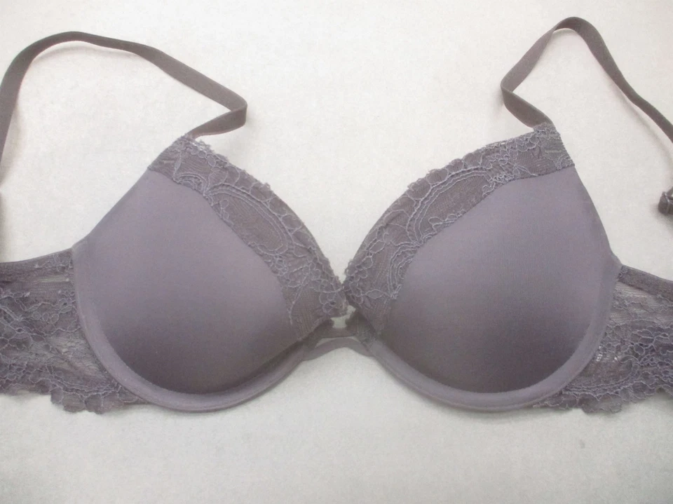 32B разрыв тела женщин черный с подкладкой на косточках назад застежки кружева Demi бюстгальтер 2F - Изображение 2 из 4