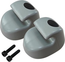 FV 2pcs Sun Visor Clip Pair Gray Interior-Bone for Kenworth Peterbilt Interio...