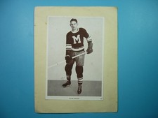 1935/40 CROWN BRAND NHL HOCKEY PHOTO #120 ALLAN SHIELDS 35/40 CROWN BRAND