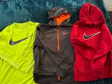 Lot Of 3 Youth Boys Nike Hoodies Size Medium