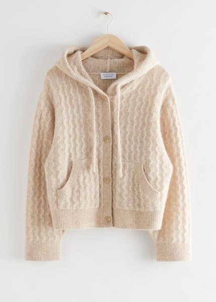 Women & Other Stories Sweater Beige Alpaca M