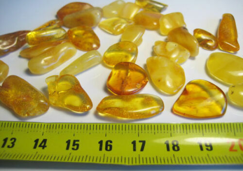 Natural Baltic amber stones 20g. 30 pieces !!! - Picture 2 of 3