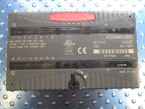 NEW FANUC 120VAC ISOLATED .5A 16PT. MODULE IC200MDL330C - Imagen 4 de 7