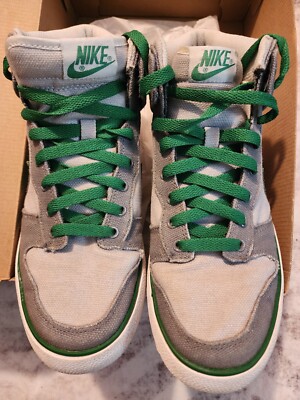 Size Nike Dunk Ac Canvas Qs High Green Gray Philadelphia