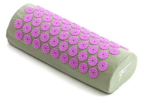 kit acupression acupuncture massage relaxation sport 68x42x2,5cm gris/purple - Foto 6 di 7