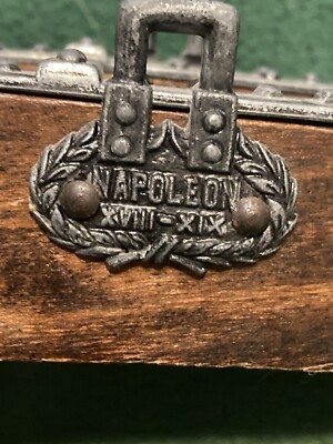 Classic Napoleon Wood & Metal 11 1/2” Battlefield Toy Cannon with