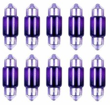 10x 3175 Purple 30mm 31mm Bright Dome Lamp Car Mini Festoon Light Bulbs De3175 10x 3175 Purple 30mm 31mm Bright Dome Lamp Car Mini Festoon Light Bulbs De3175