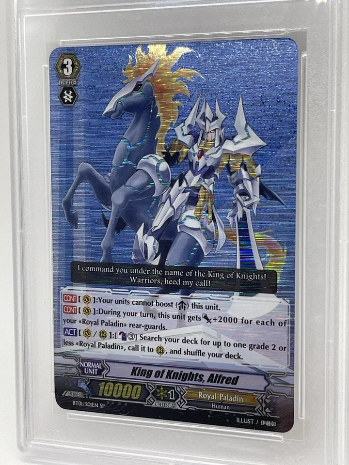 King of Knights, Alfred SP 2011 BT01 S01EN PSA 9 MINT Cardfight Vanguard (BT01) - Image 4 of 4