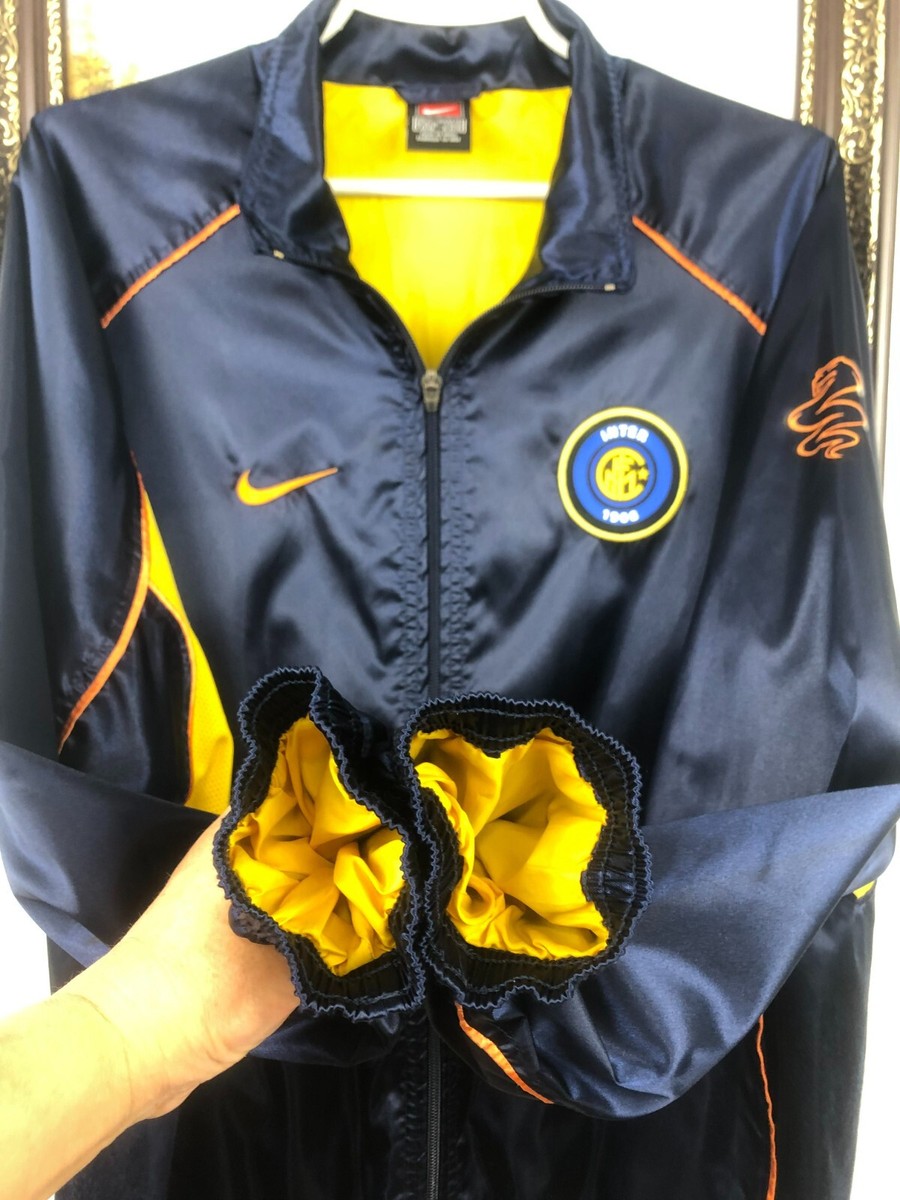 Vintage 90's Nike Internazionale Inter Football Jacket Soccer