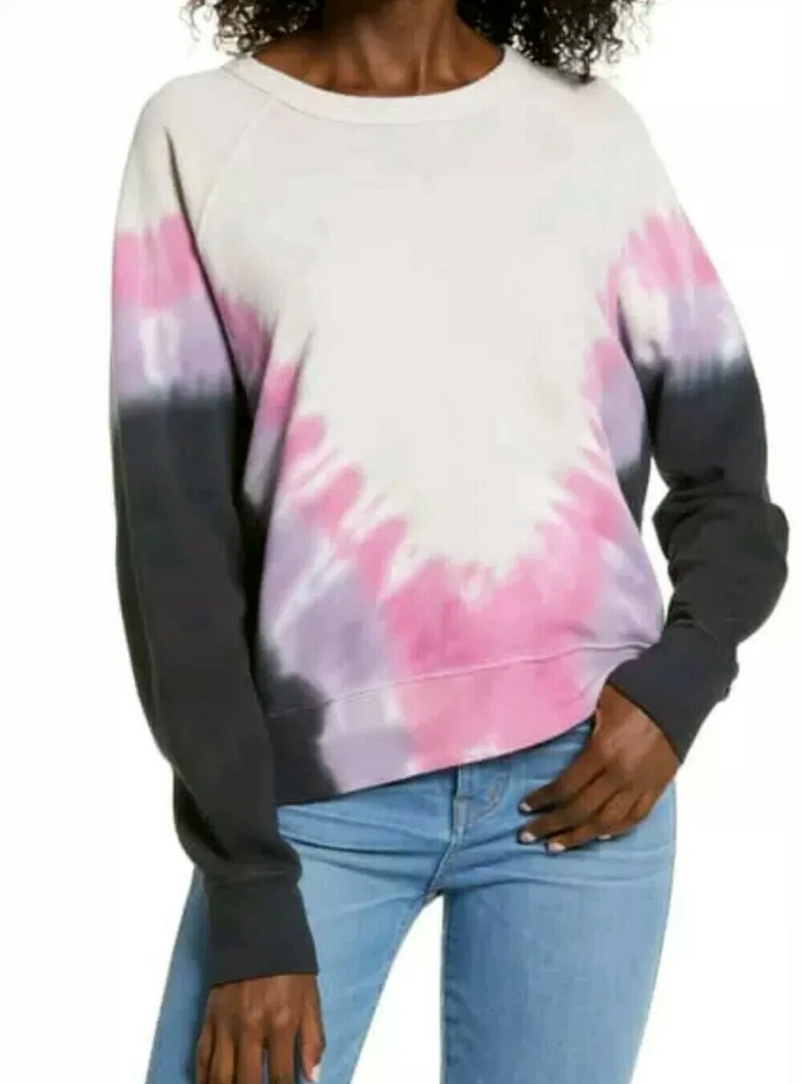 Daydreamer Flying Varsity Crewneck Sweatshirt Tie Dye Size Women s M