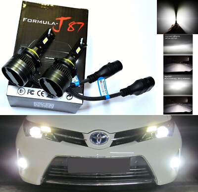 LED Kit G8 100W 9005 HB3 4300K Stock Two Bulbs Head Light High Beam Replace Fit
